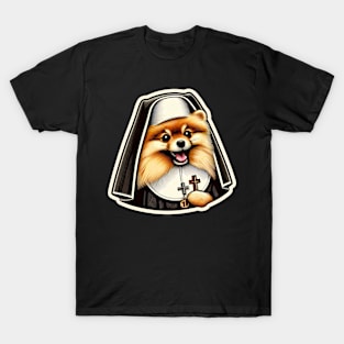 Pomeranian nun T-Shirt